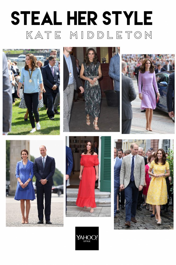 Die Duchess von Cambridge auf Deutschland-Tour (Bilder: Getty Images)