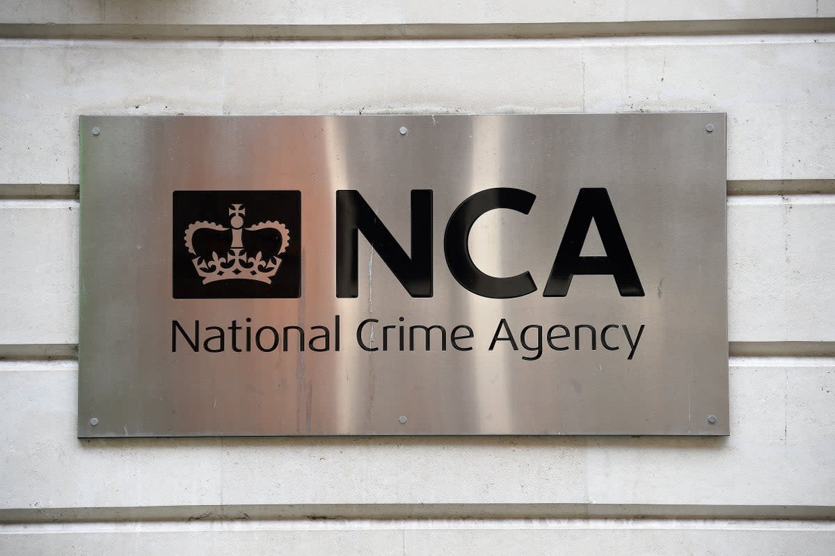 Stock: National Crime Agency HQ sign  (PA Archive)