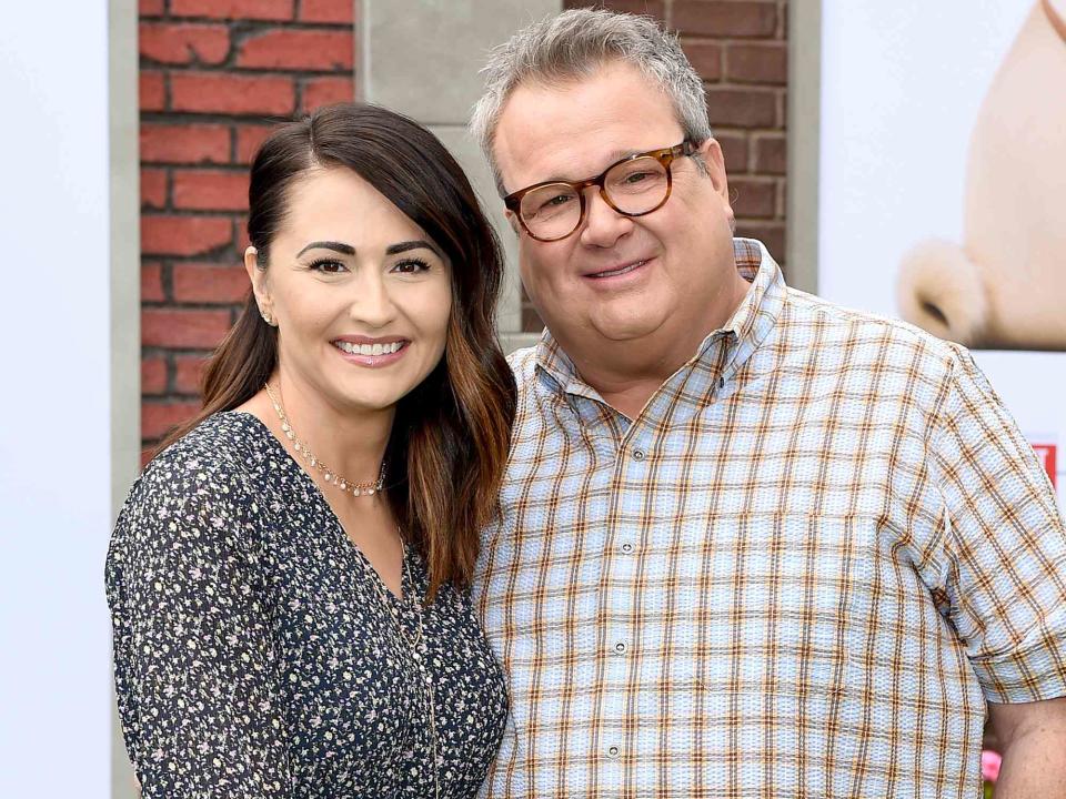 <p>Axelle/Bauer-Griffin/FilmMagic</p> Lindsay Schweitzer and Eric Stonestreet attend the premiere of Universal Pictures