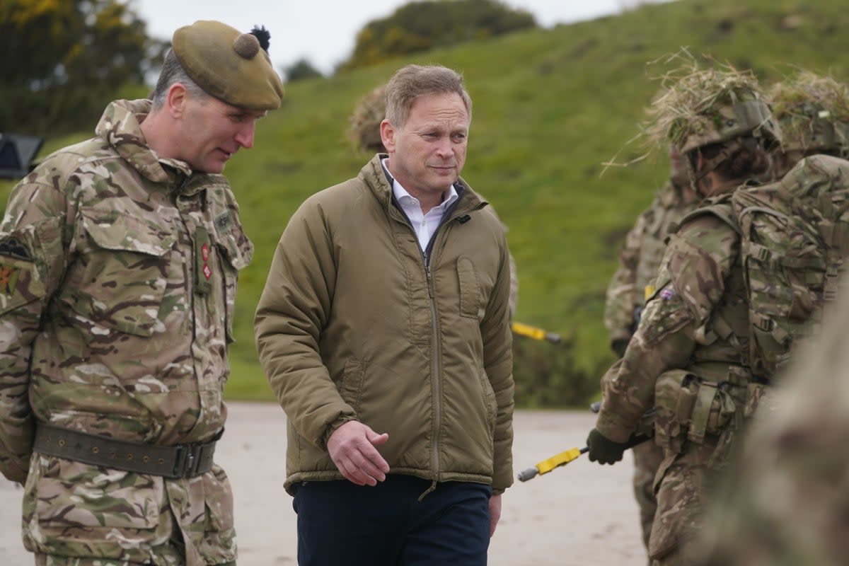 Grant Shapps visited Ukraine earlier this month  (PA)