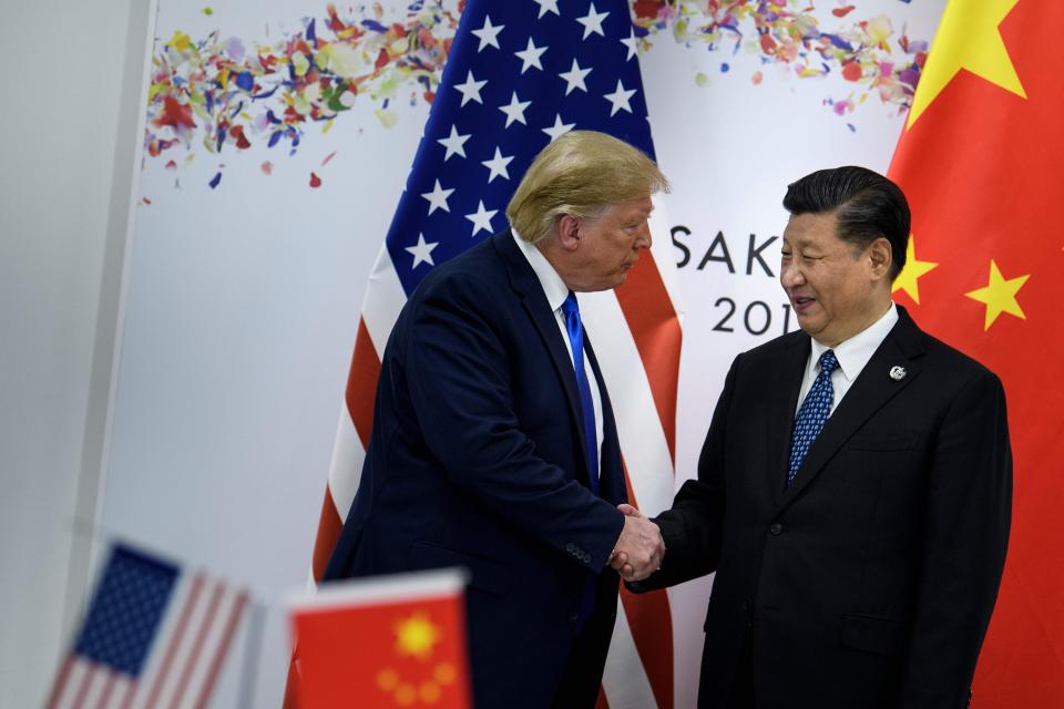 U.S. President Donald Trump and Chinese President Xi Jinping in Osaka, Japan, on July 2, 2019.