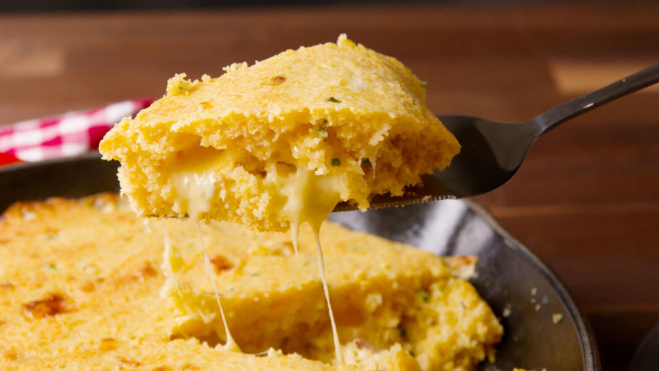 Cheese Stuffed Cornbread