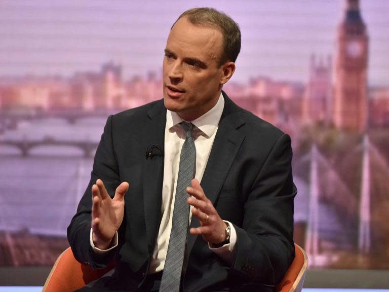 Theresa May's Brexit deal is 'worse' than staying in EU, Dominic Raab says