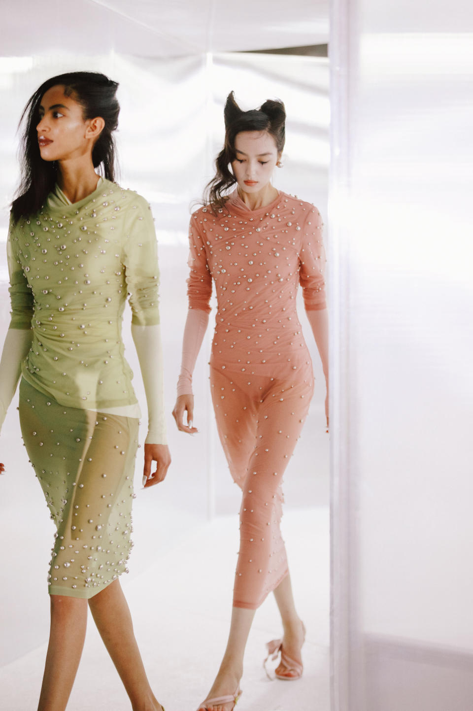 Looks from Louis Shengtao Chen’s spring 2024 collection.