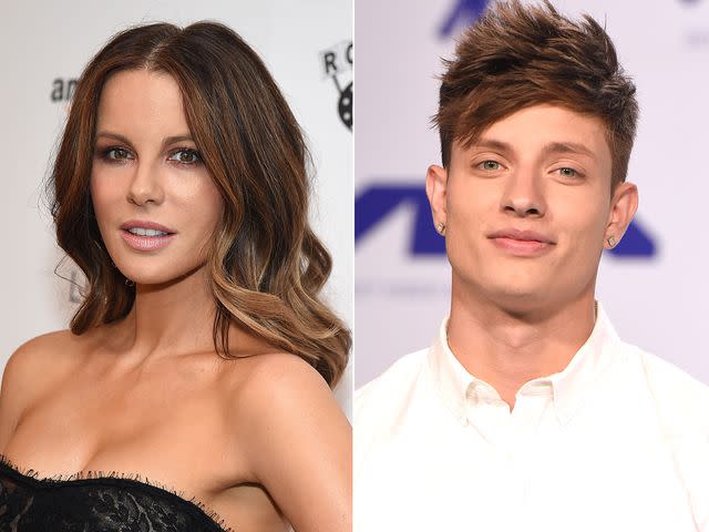 Theo Wargo/Getty ; C Flanigan/Getty Left: Kate Beckinsale attends "The Only Living Boy In New York" New York Premiere at The Museum of Modern Art on August 7, 2017 in New York City; Right: Matt Rife attends the 2017 MTV Video Music Awards at The Forum on August 27, 2017 in Inglewood, California