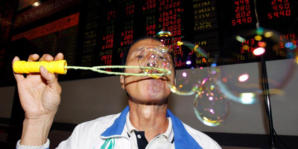 bubble trader stock market