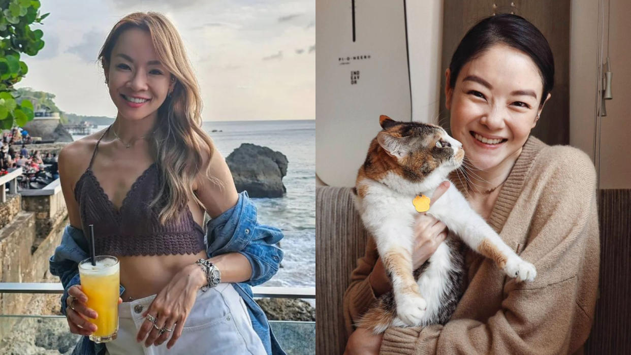 Jade Seah (left) talks about ageism in Seoul on her new wellness show co-hosted with Sheila Sim (right). (Photo: Instagram/jadeseah, Instagram/sheila_sim)
