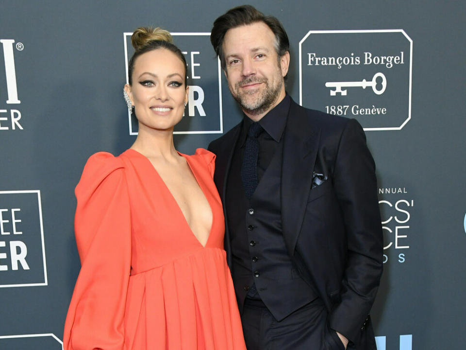 Olivia Wilde und Jason Sudeikis bei den Critics Choice Awards 2020. (Bild: Birdie Thompson/AdMedia/ImageCollect)