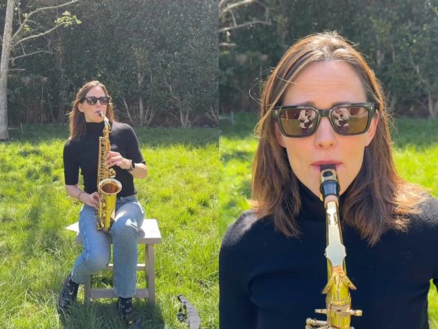 Jennifer Garner Plays Saxophone in Birthday Tribute to Reese Witherspoon