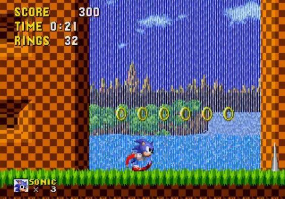 The first Sonic game was released on Sega Mega Drive in 1991 (Sega)