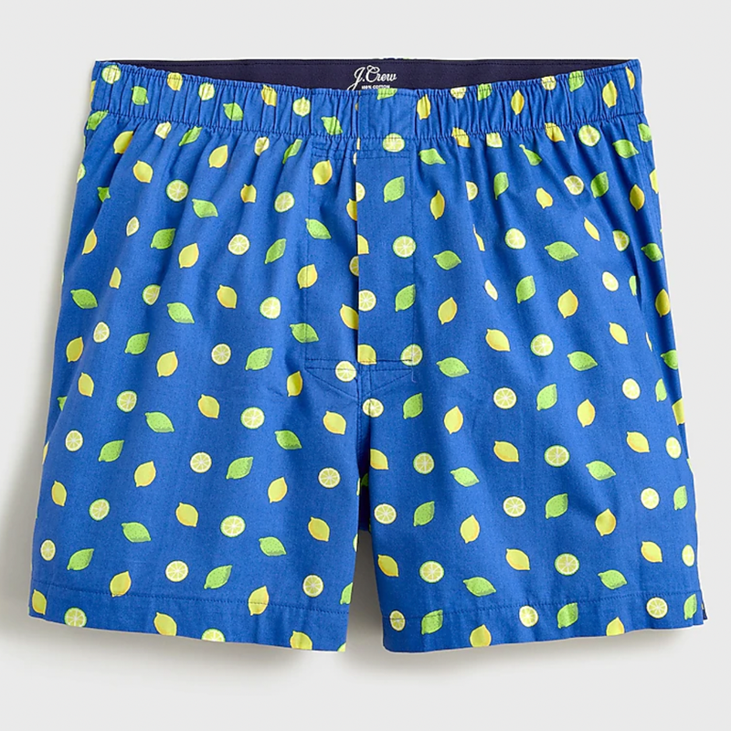 <p><a href="https://go.redirectingat.com?id=74968X1596630&url=https%3A%2F%2Fwww.jcrew.com%2Fm%2Fmens%2Fcategories%2Fclothing%2Funderwear-and-boxers%2Fboxers%2Fpre-order-printed-boxers%2FMP840%3Fdisplay%3Dsale%26fit%3DClassic%26isFromSale%3Dtrue%26color_name%3Dsour-lemon-blue-yellow%26colorProductCode%3DBA490&sref=https%3A%2F%2F" rel="nofollow noopener" target="_blank" data-ylk="slk:Shop Now;elm:context_link;itc:0;sec:content-canvas" class="link rapid-noclick-resp">Shop Now</a></p><p>Printed Boxers</p><p>jcrew.com</p><p>$16.99</p>