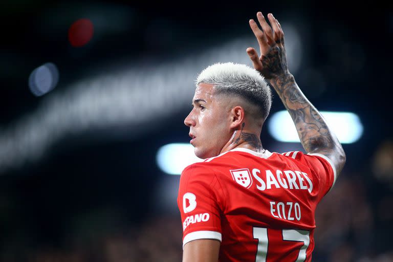 Enzo Fernández del Benfica SL.