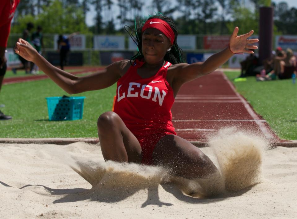 Track and field athletes from Rickards, Lincoln, Leon, Chiles, Godby and Wakulla competed in the 3A District 2 meet on April 23, 2022, at Chiles.