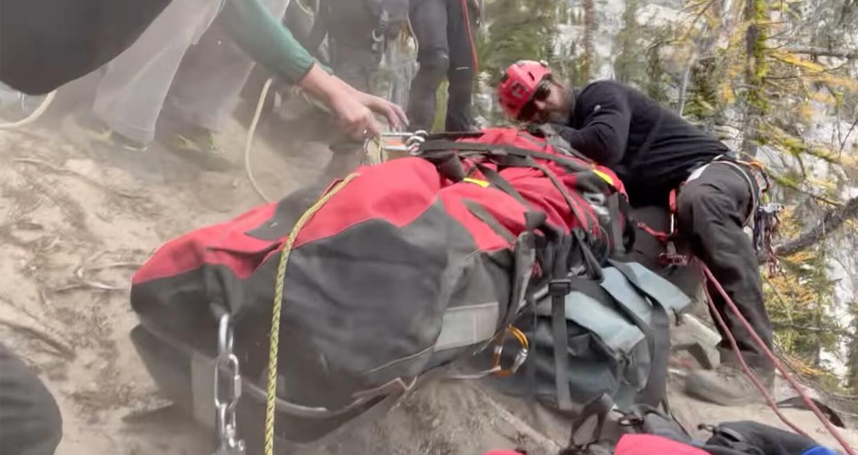 Hiker Pinned Underneath Refrigerator-Sized Boulder Rescued in Washington State