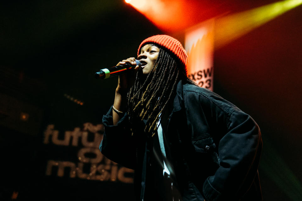 Koffee at Rolling Stone Future of Music held at ACL Live at the Moody Theater on March 17, 2023 in Austin, Texas.