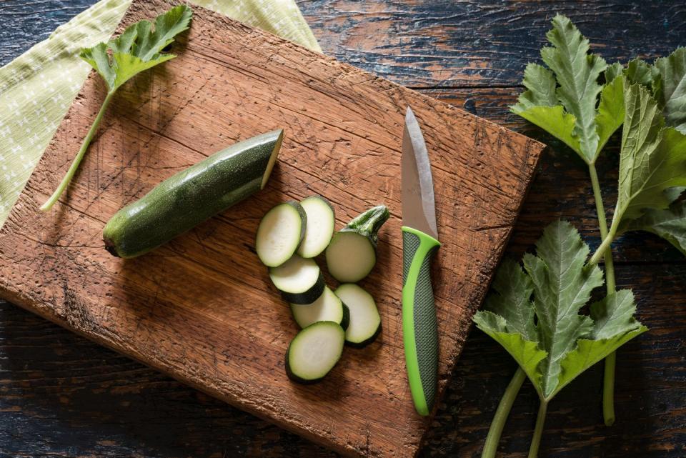 High Angle View Of Vegetables On Table