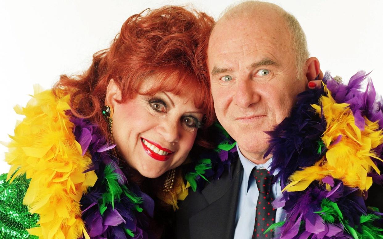 Margarita Pracatan with Clive James - ITV/Shutterstock