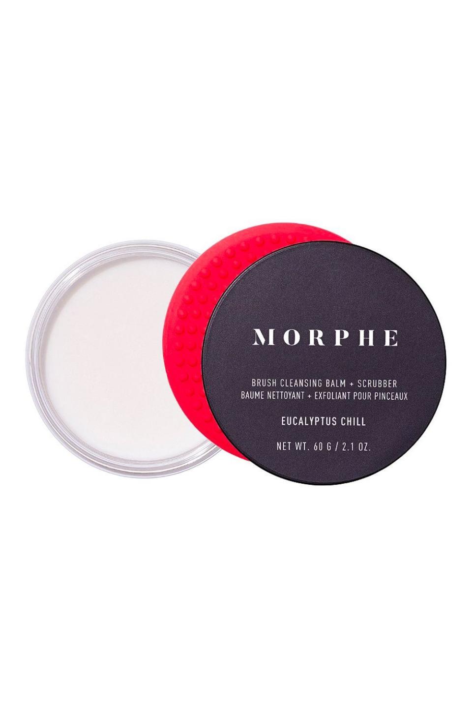 1) Morphe Brush Cleansing Balm + Scrubber