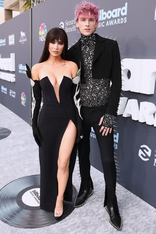 Todd Williamson/NBC/NBCU Photo Bank via Getty Megan Fox and Machine Gun Kelly in May 2022