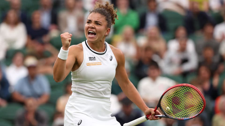 Paolini made history for Italian tennis by reaching the Wimbledon semifinals. - Sean M. Haffey/Getty Images