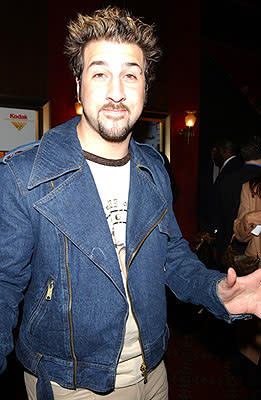 Joey Fatone at the New York premiere of On The Line