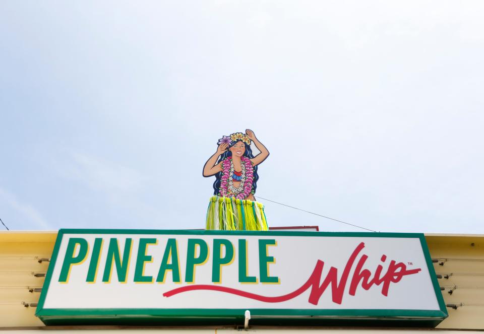 A Pineapple Whip trailer on East Sunshine Street on Wednesday, June 21, 2023.