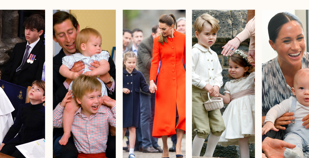  Collage of the cutest royal kid moments . 