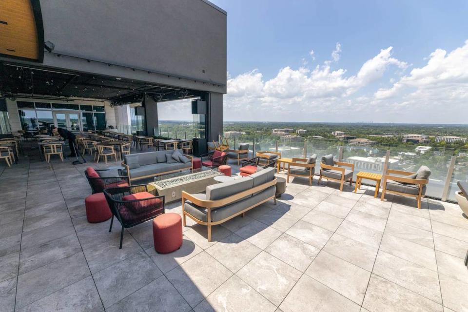 The outdoor view at Hestia Rooftop.
