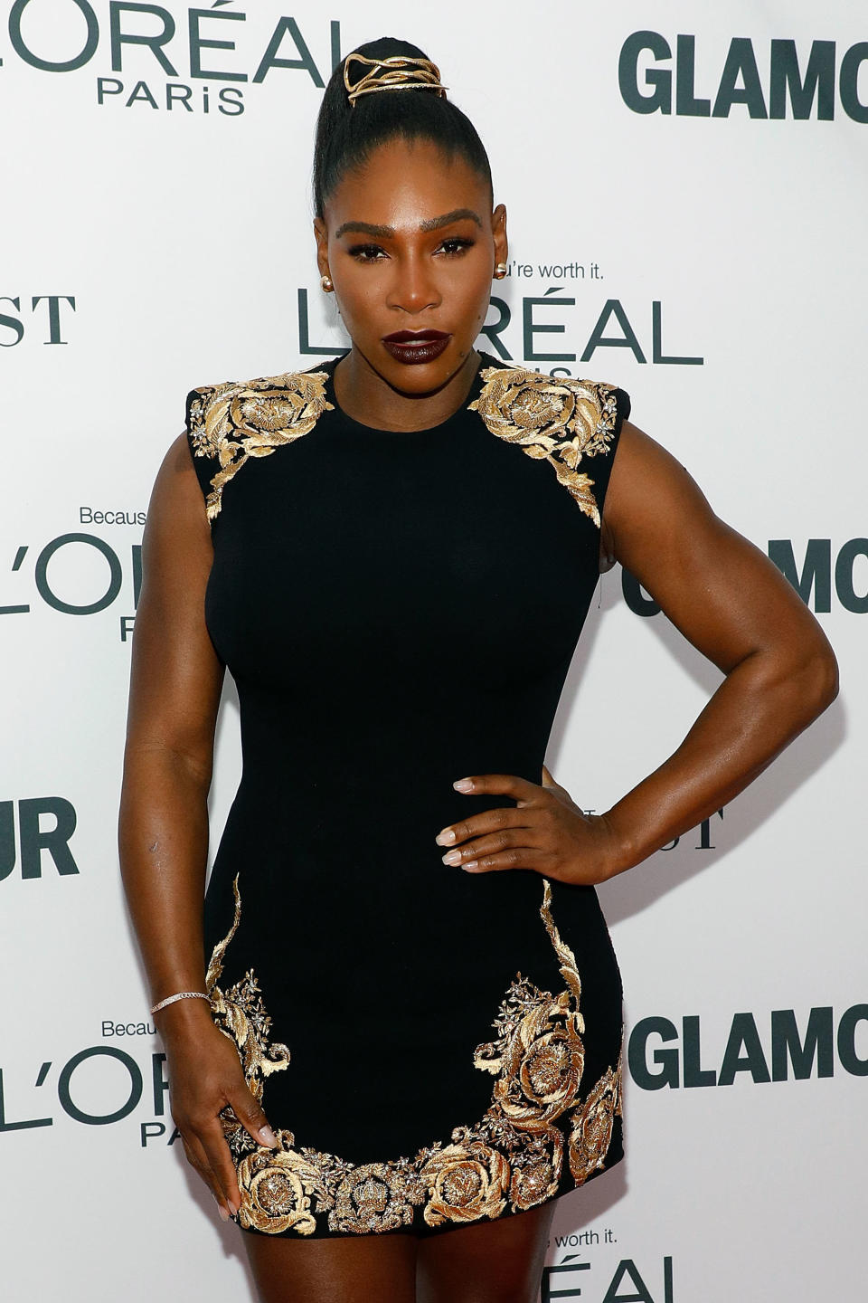 Serena Williams appears at&nbsp;the 2017 Glamour Women of the Year Awards on Nov. 13 in New York City. (Photo: Taylor Hill/FilmMagic via Getty Images)