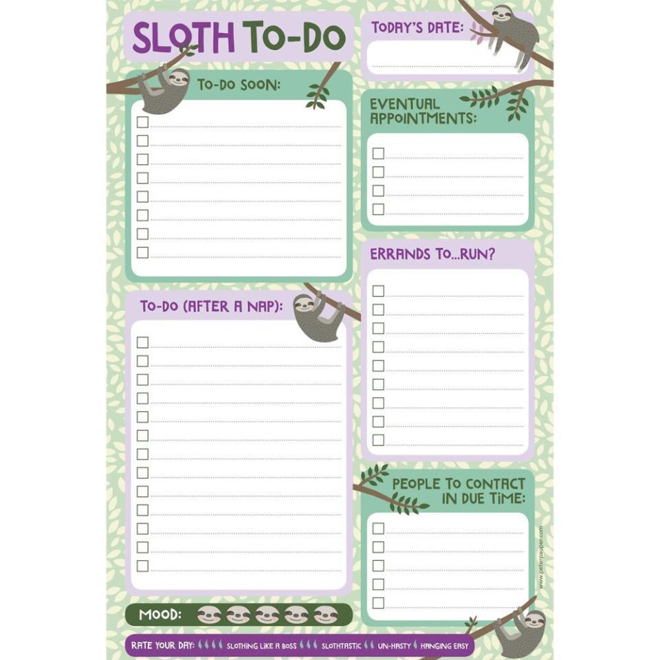 Sloth Notepad