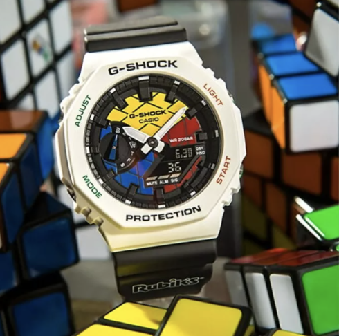 G-Shock X Rubik’s Cube Limited Edition Collaboration. PHOTO: Lazada