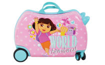 <p>A toy and luggage all in one! Kids will love this adorable Dora the Explorer Cruizer. The luggage has double carry-handles, a super light-weight feel that is perfect for little ones, and multi-directional front wheels that make this suitcase extra mobile. The best part? Kids can hop on top of this suitcase and ride it all the way to the departure gate.</p> <p><strong>To buy:</strong> <a rel="nofollow noopener" href="http://www.atmluggage.com/products/dora-cruizer" target="_blank" data-ylk="slk:atmluggage.com;elm:context_link;itc:0;sec:content-canvas" class="link ">atmluggage.com</a>, $59.99</p>