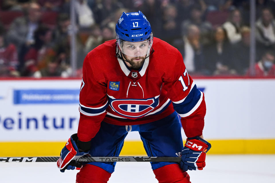 Montreal Canadiens right wing Josh Anderson (17) is gaining fantasy value