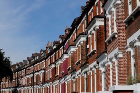 FILE PHOTO: Terraced houses are seen in Primrose Hill, London, Britain September 24, 2017.  REUTERS/Eddie Keogh/File Photo