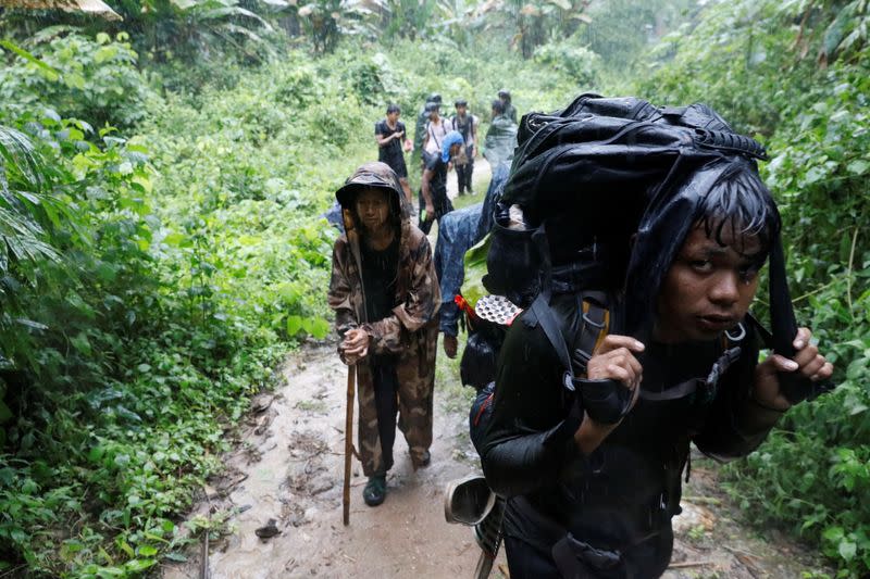 The Wider Image: In Myanmar jungle, civilians prepare to battle military rulers