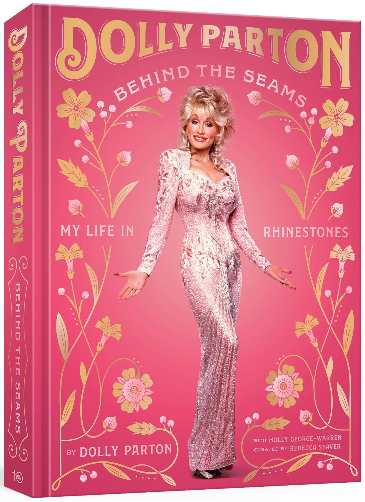 The cover of Dolly Parton's memoir "Behind the Seams: My Life in Rhinestones."