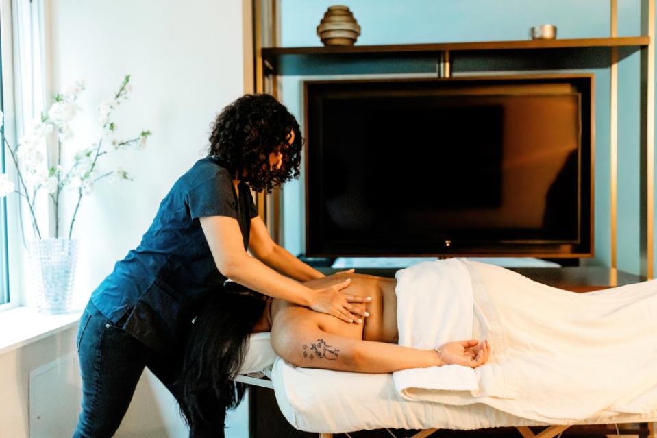 The Boram Postnatal Retreat offers postnatal massages. Mickey Kong Law