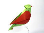 Origami art - Song bird