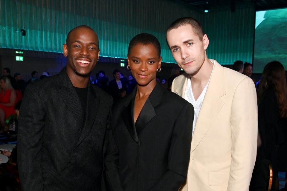 Micheal Ward, Letitia Wright and Jonah Hauer-King were honoured at the ceremony (Dave Benett/Getty Images for Newport Beach Film Festival)