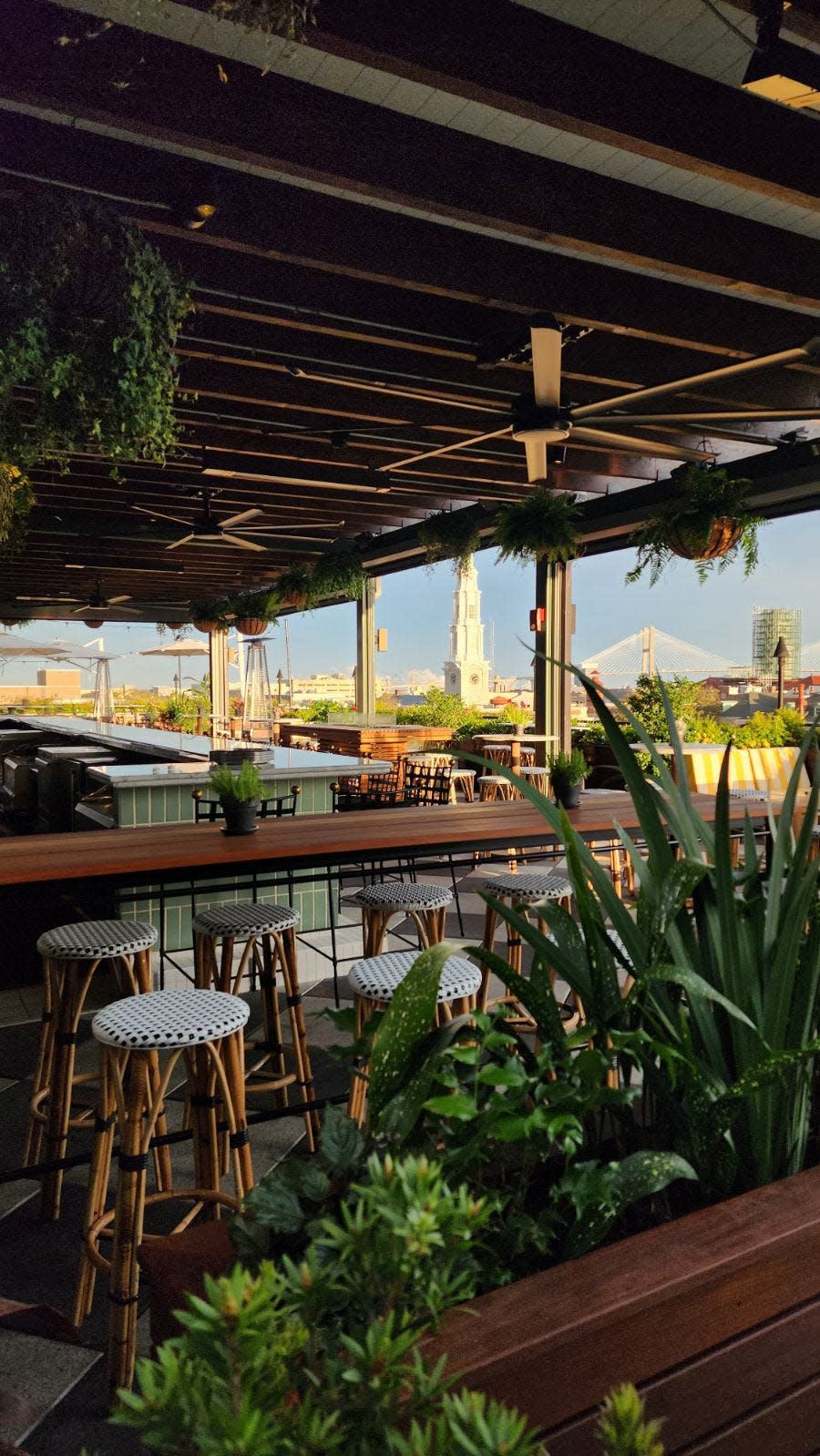 The Perry Lane's rooftop bar, the Peregrin, has been reimagined for its fifth anniversary as the conservatory of the fictional Adelaide Harcourt, who traveled the world with a dance company, becoming an art collector and aficionado of culture in all its many forms.