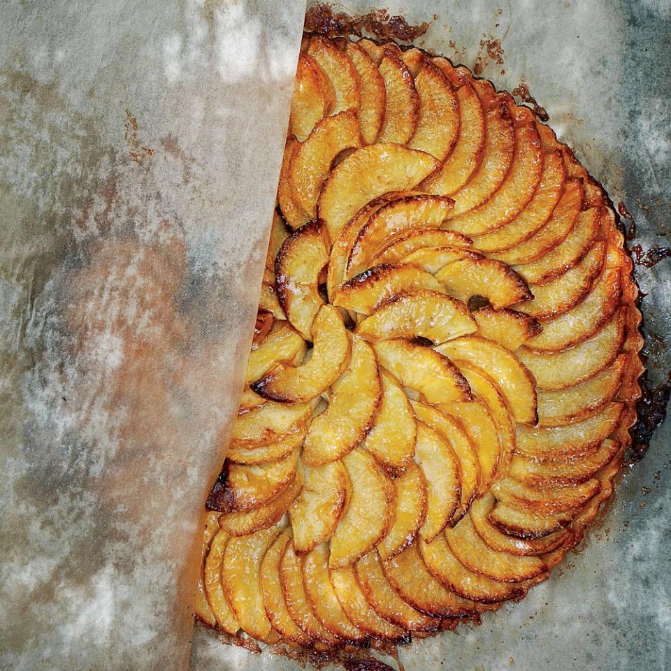 Apple Tart with Apricot Glaze