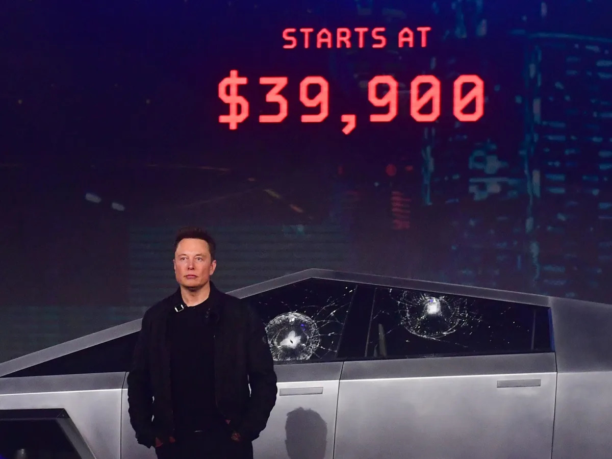Tesla has pushed back initial production of its Cybertruck to early 2023 — 2 years later than Elon Musk first predicted, a report says