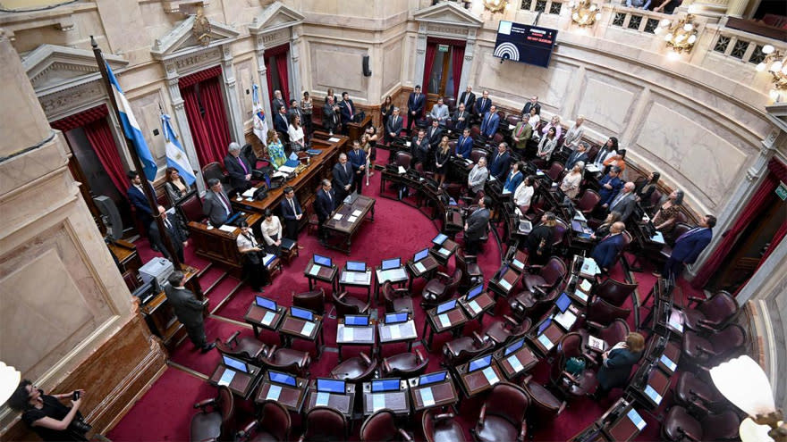 El Senado aprobó el Presupuesto 2023, sin la presencia de la oposición en el recinto.