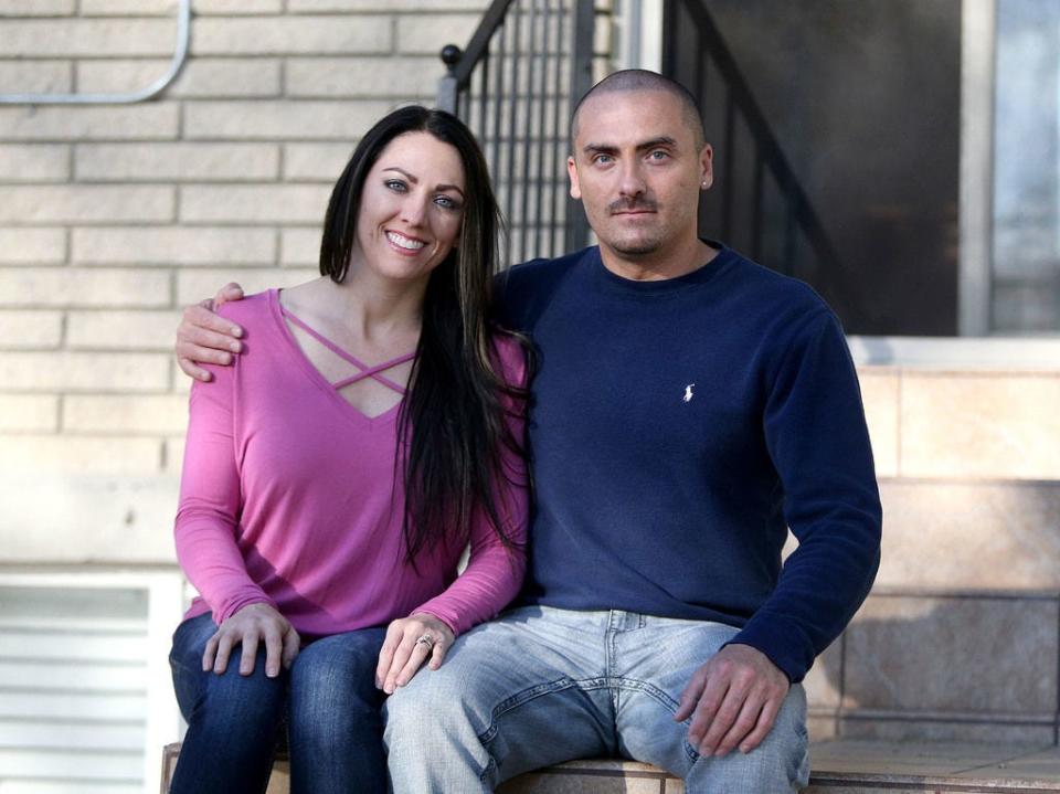 Weldon Angelos (right) and his sister pose for a photo on Tuesday, May 2, 2017. Kristin Murphy, Deseret News (courtesy)