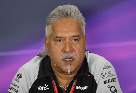 Britain Formula One - F1 - British Grand Prix 2016 - Silverstone, England - 8/7/16 Force India team principal Vijay Mallya during the press conference Action Images via Reuters / Matthew Childs Livepic