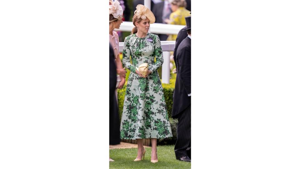 Beatrice looked stunning in her Emilia Wickstead dress at Royal Ascot