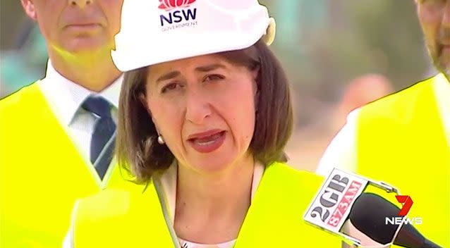 NSW Premier Gladys Berejiklian told reporters a thorough investigation would be undertaken. Source: 7 News