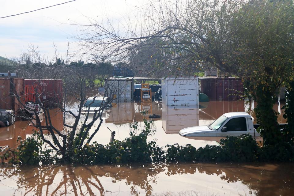 Rain poured down around the small town of Strathmore on Jan. 9 and 10, leaving areas completely inaccessible due to flooding. One home in particular, owned by the Sanchez family, was completely taken over by the muddy waters, destroying numerous cars and farm equipment in the process. The family is still waiting for the water to drain before fully assessing the property’s damage.