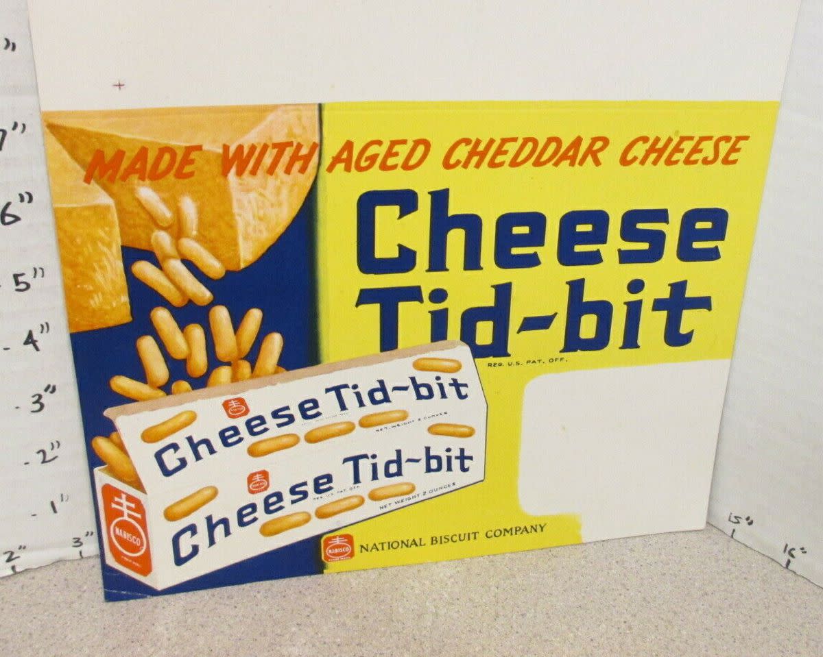 Nabisco Cheese Tid-Bit, Retro Paper Ad