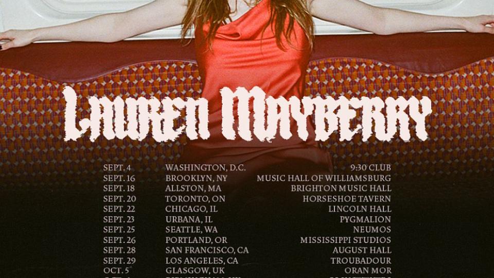 chvrches lauren mayberry solo tour dates poster